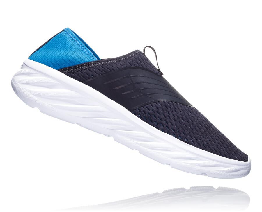 Hoka One One Sandaler Herre - Ora Porno - Mørkeblå/Hvide - 067194TOE